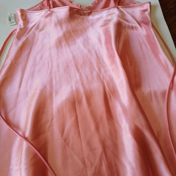 Lot Of 2 Silky Nightgown Intimate Sleepwear Lingerie-Pink & Turquoise Blue - Picture 13 of 16